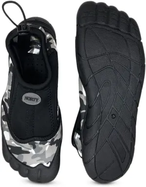 NORTY - Big Boys Aqua Socks Wave Water Shoes - Waterproof Slip-Ons for Pool, Beach, Lake and Sport