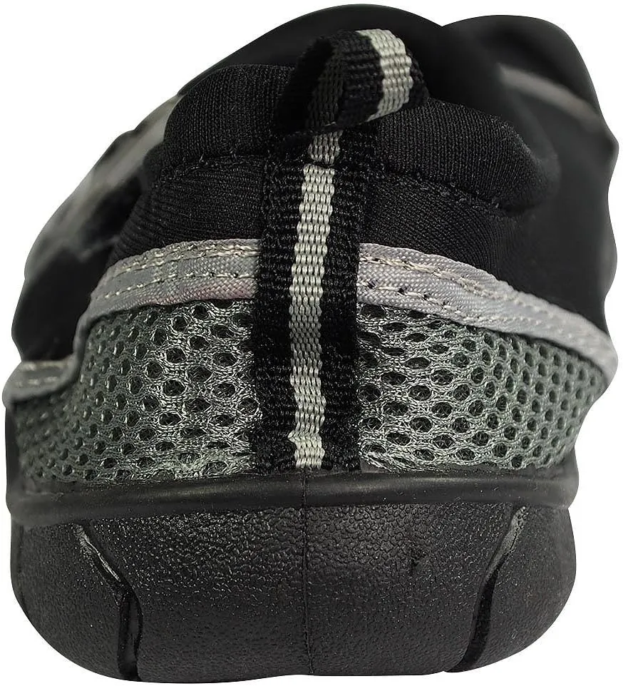 NORTY - Big Boys Aqua Socks Wave Water Shoes - Waterproof Slip-Ons for Pool, Beach, Lake and Sport