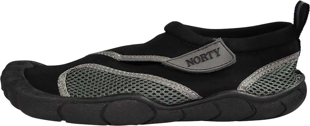 NORTY - Big Boys Aqua Socks Wave Water Shoes - Waterproof Slip-Ons for Pool, Beach, Lake and Sport