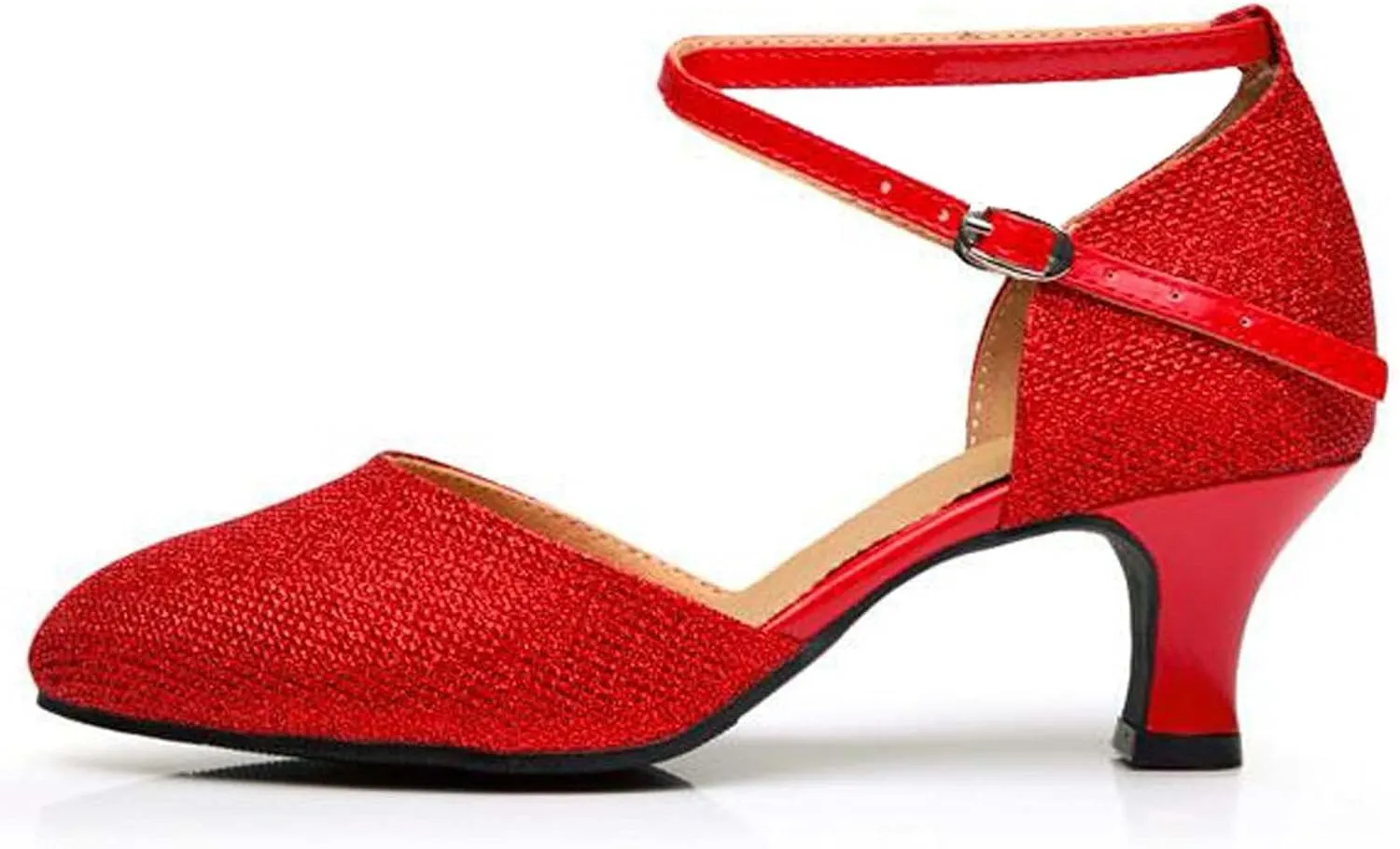 oiangi Pump Shoes for Women 2023 Fashion Latin Dance Shoes Ladies Professional Ballroom Salsa Practice Performance Dance Shoes