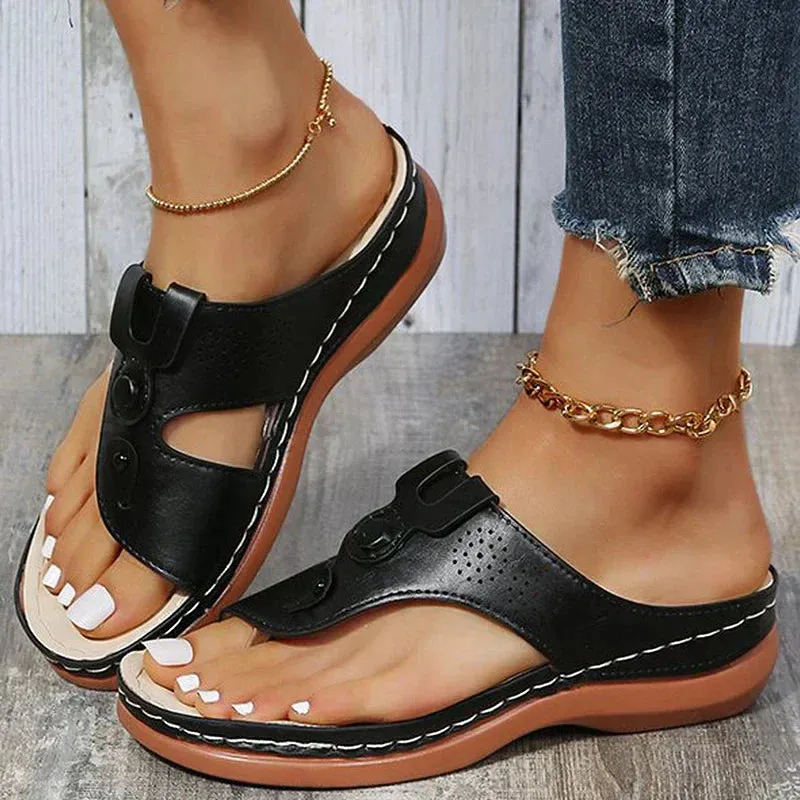 Orthopaedic Flip Flops Women's Comfortable Shoes Flip Flops