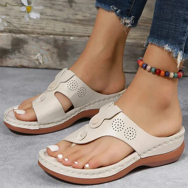 Orthopaedic Flip Flops Women's Comfortable Shoes Flip Flops