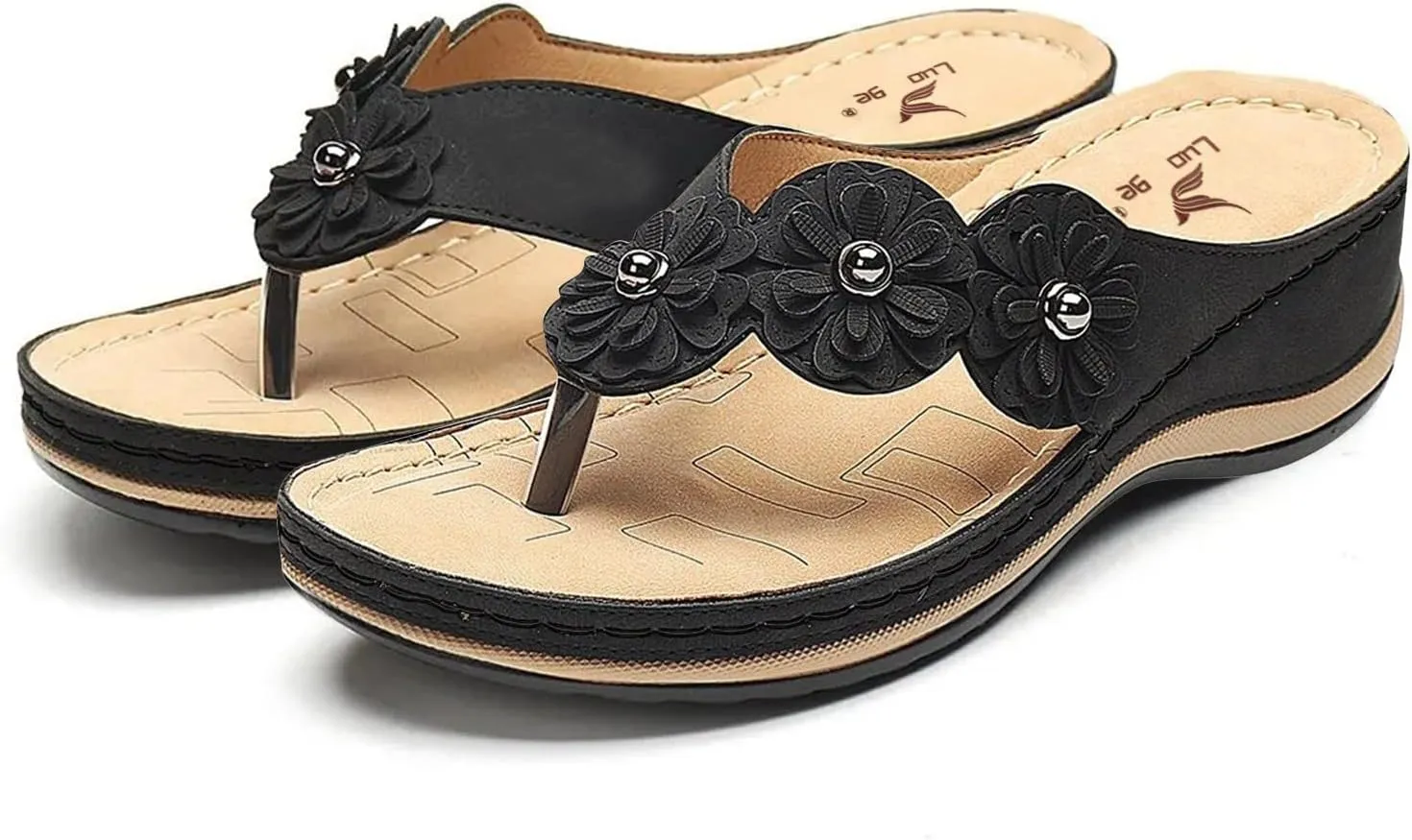 Orthopedic Sandals for Women Wedge Shoes Avylays Breathable Mesh Sports Sandals with Non-Slip Sole Comfortable Sandals