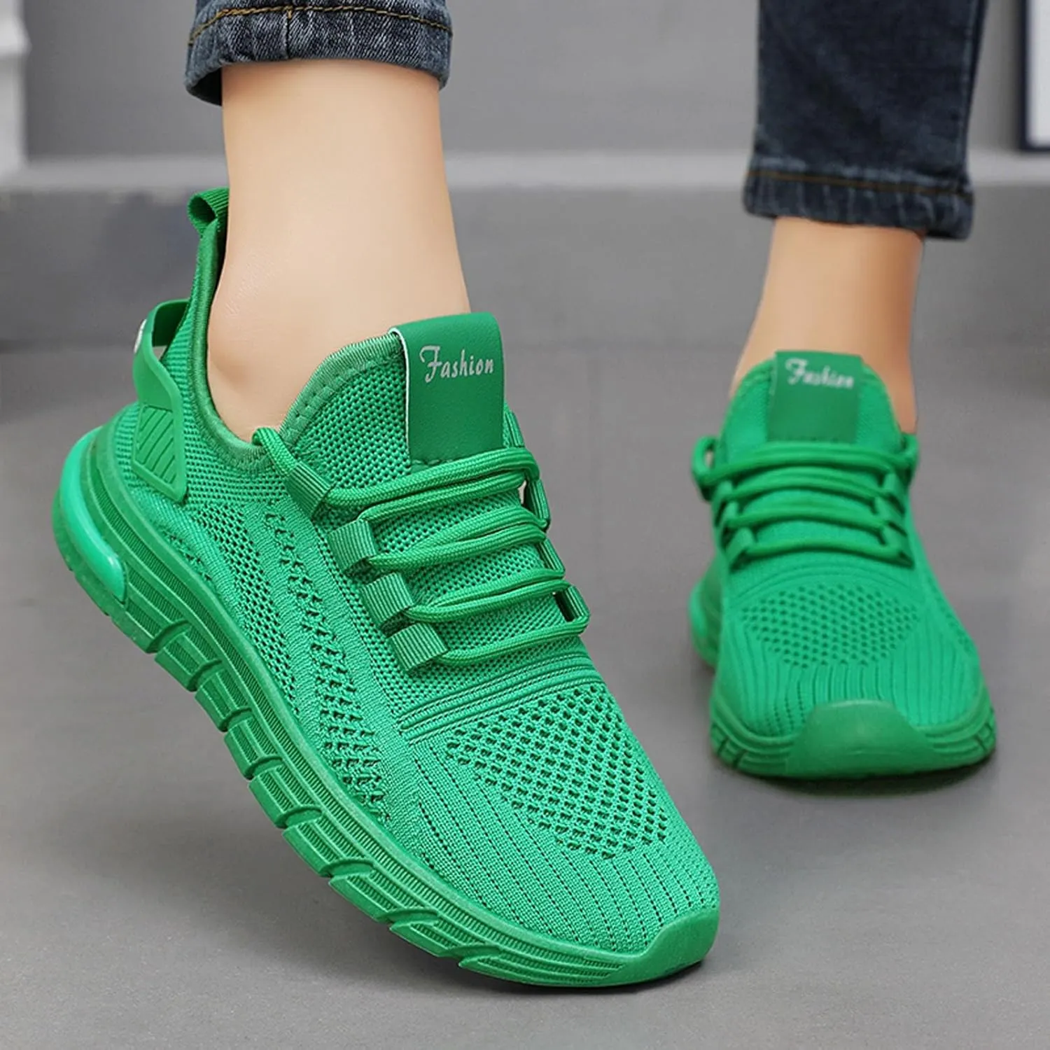 Orthopedic Shoes for Women Slip ons Hands Free Tennis Walking Shoes Breathable Athletic Comfortable Workout Training Sneakers