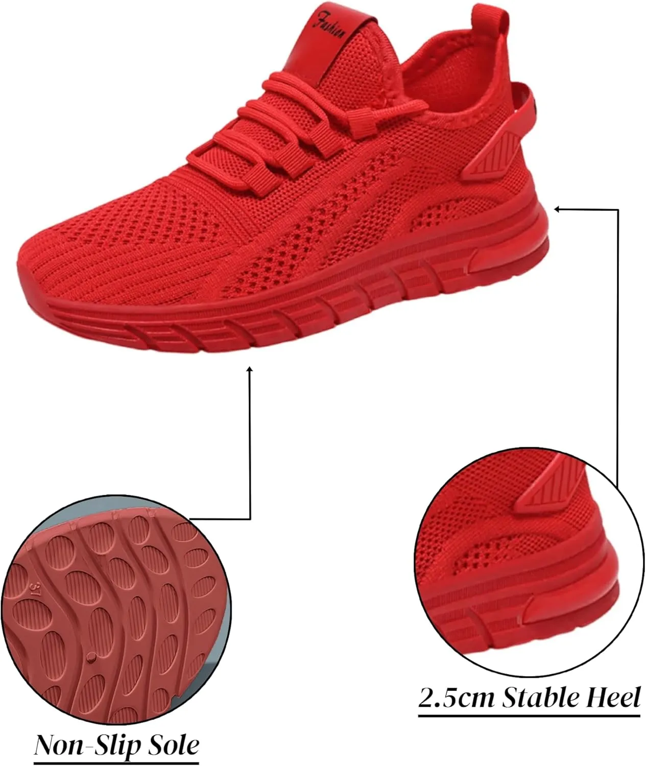 Orthopedic Shoes for Women Slip ons Hands Free Tennis Walking Shoes Breathable Athletic Gym Workout Training Sneakers