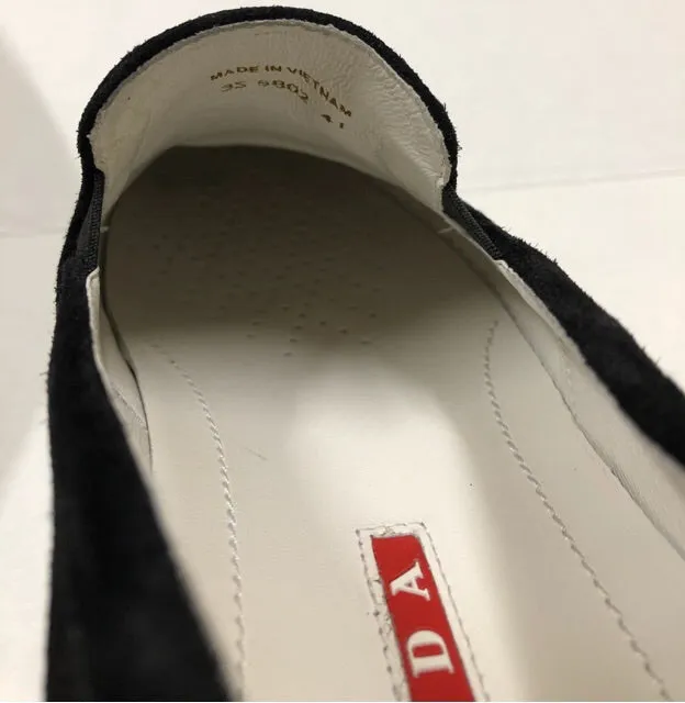 PRADA SUEDE SKATER SNEAKERS SIZE 11