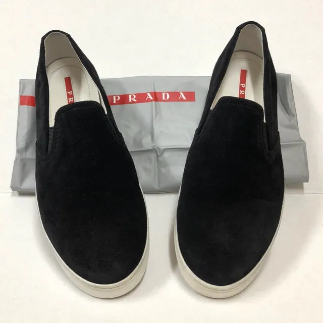 PRADA SUEDE SKATER SNEAKERS SIZE 11