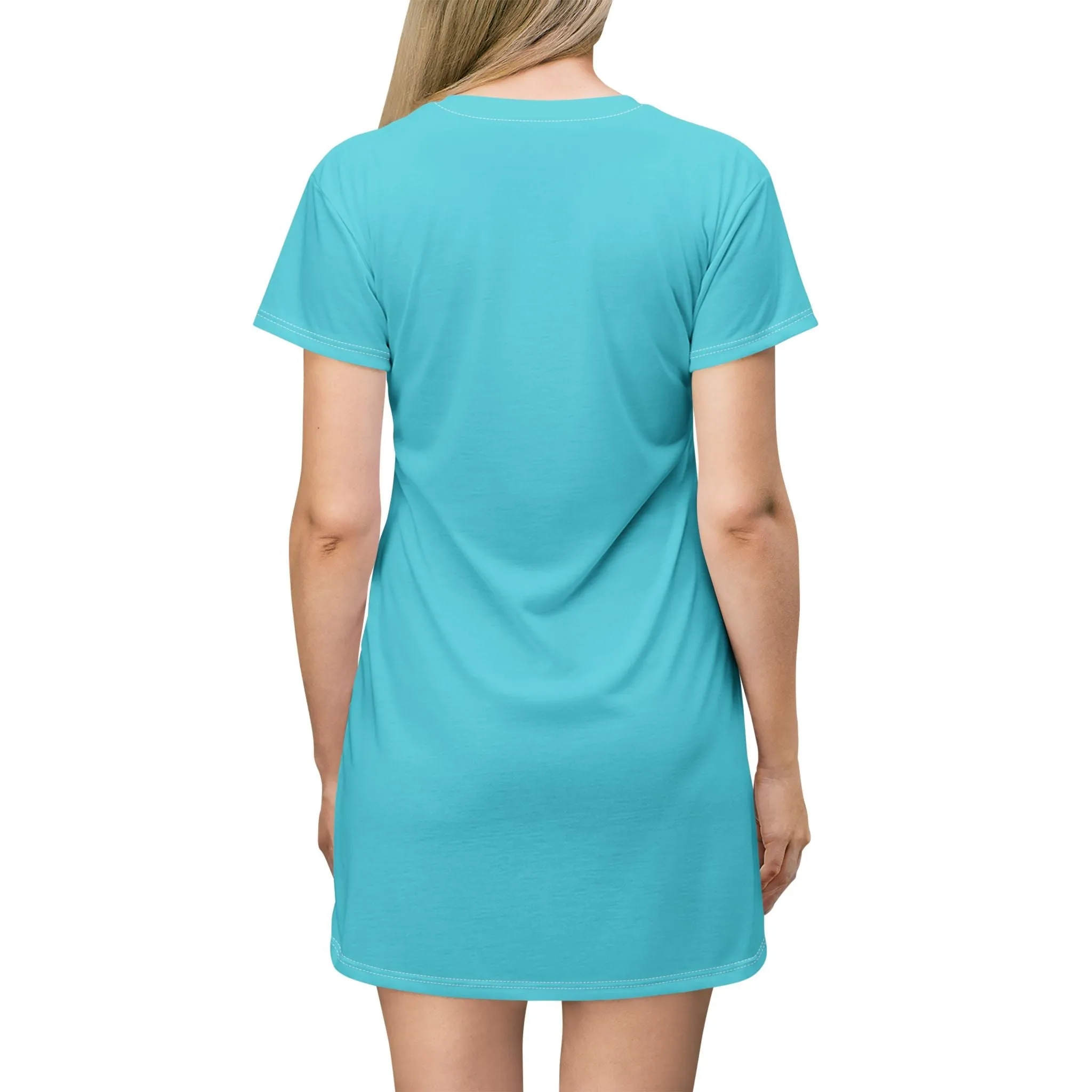 Printify Anime T-Shirt Dress - Stylish All Over Print