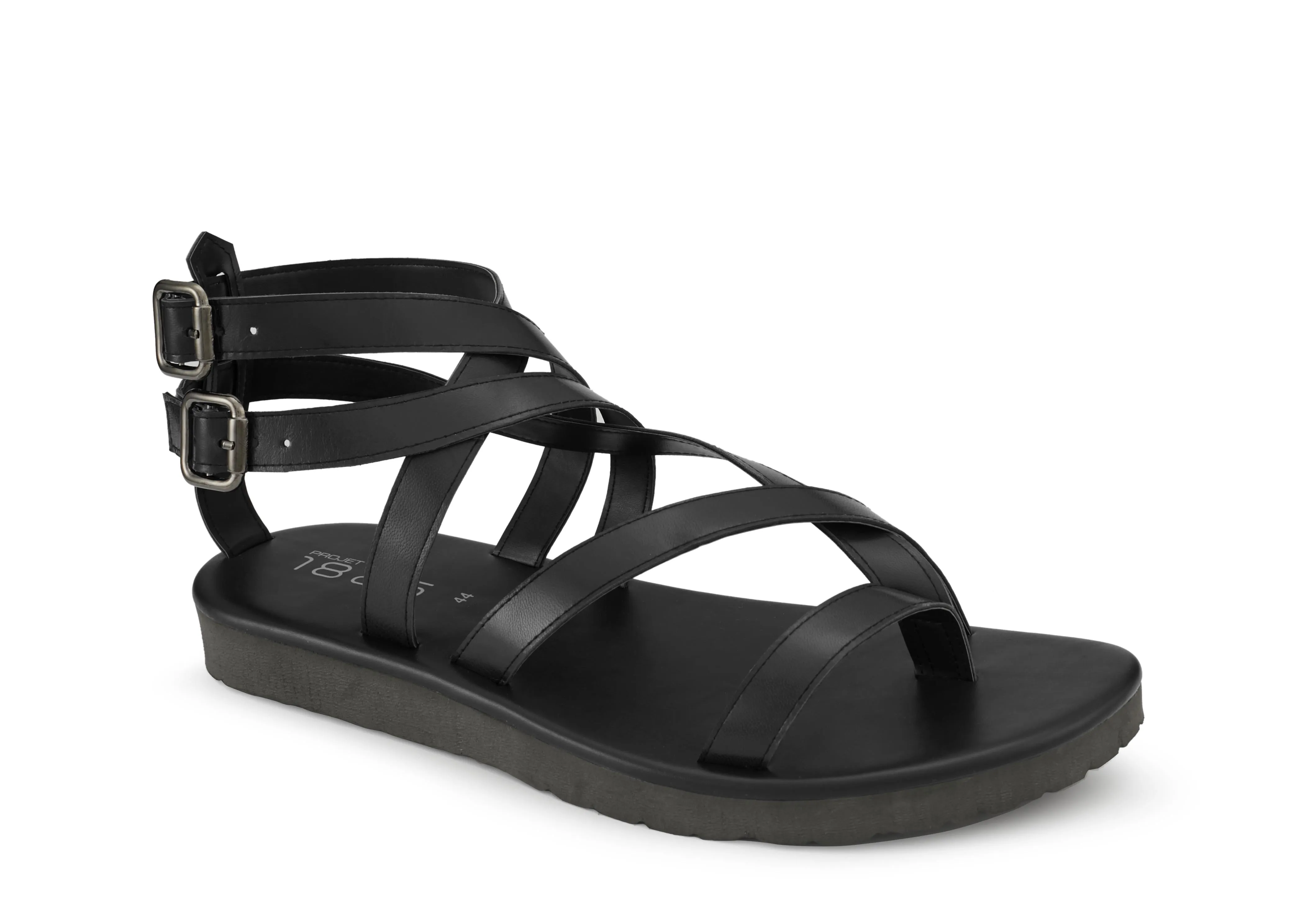 PROJET1826 | ELIAM Leather Sandal Black