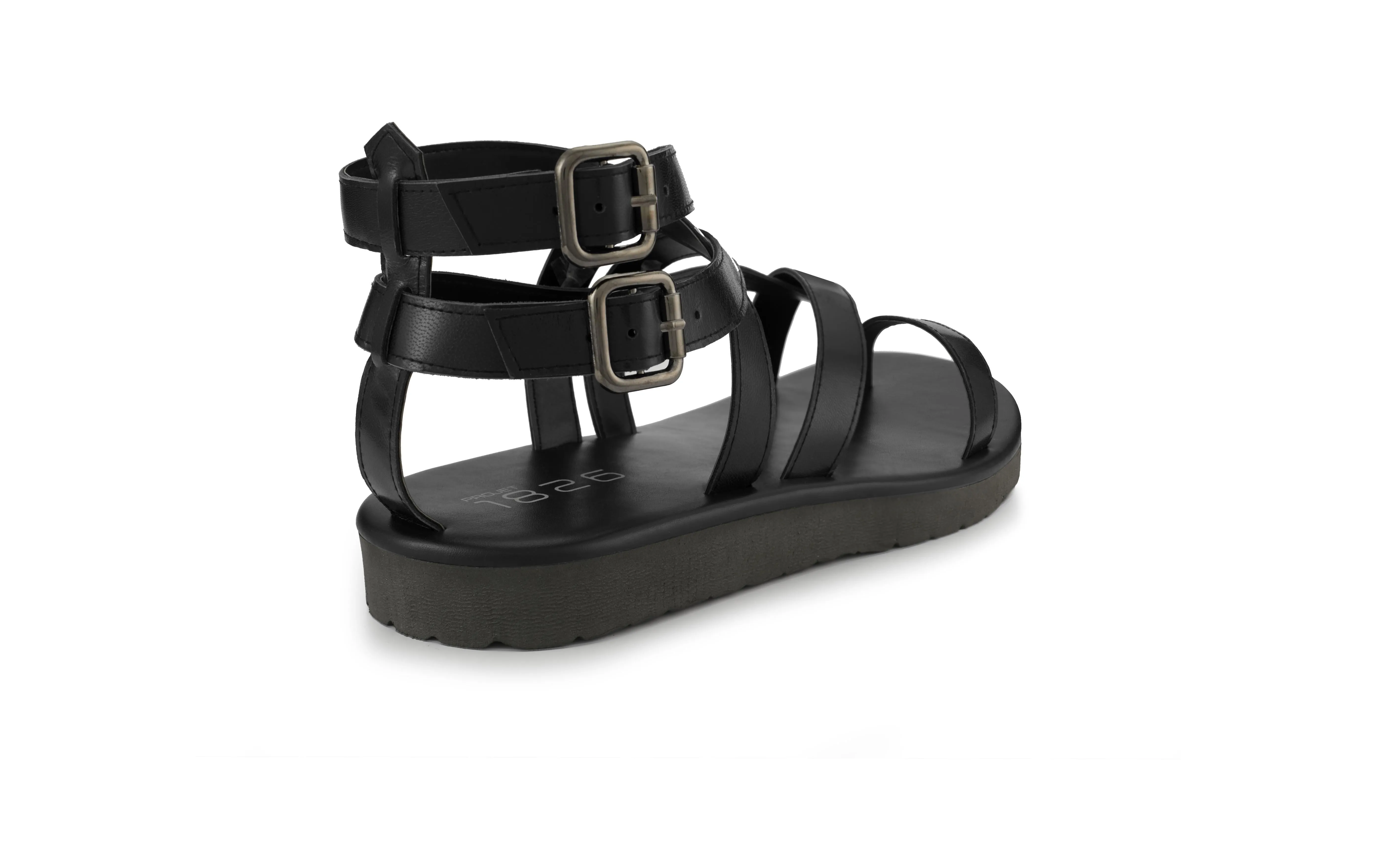 PROJET1826 | ELIAM Leather Sandal Black