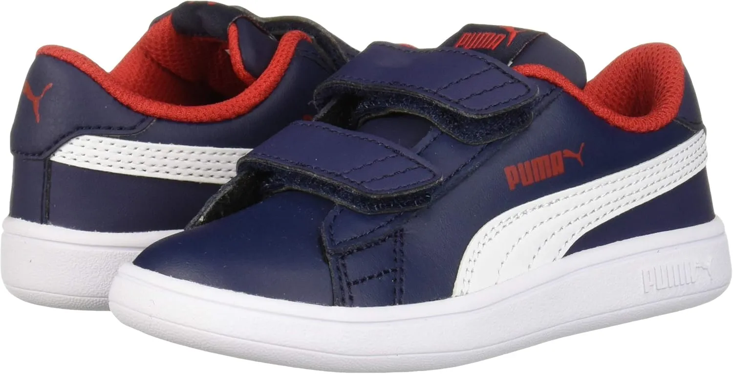 PUMA Unisex-Child Smash 2 Hook and Loop Sneaker