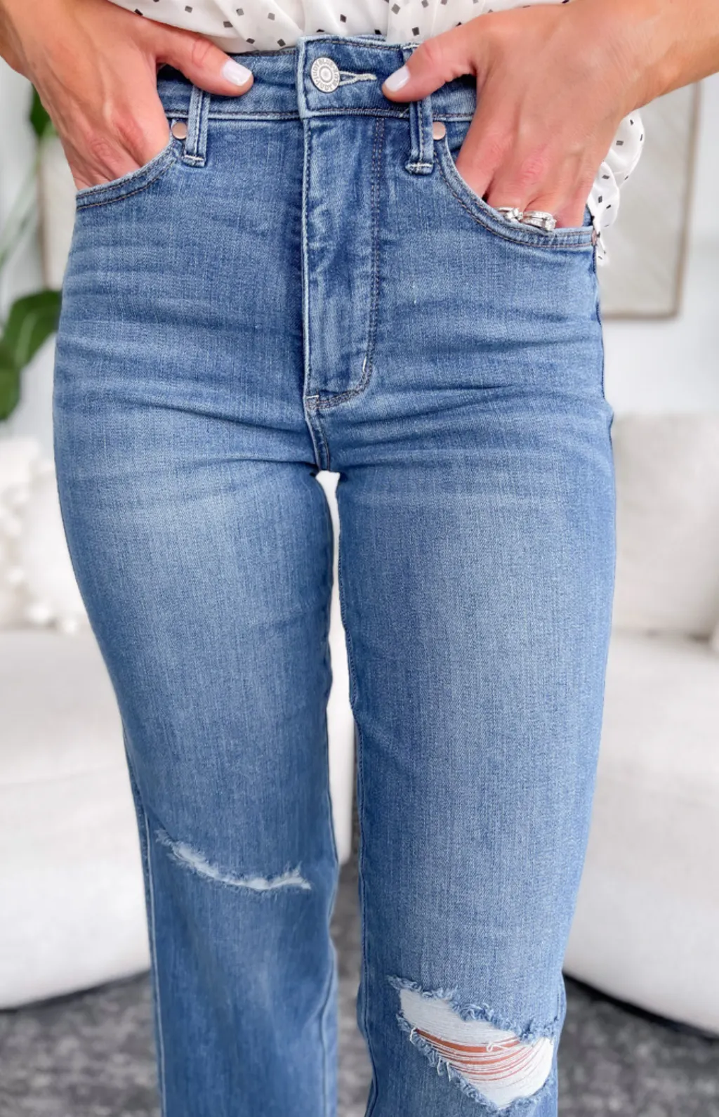 Quinn High Rise Judy Blue Denim