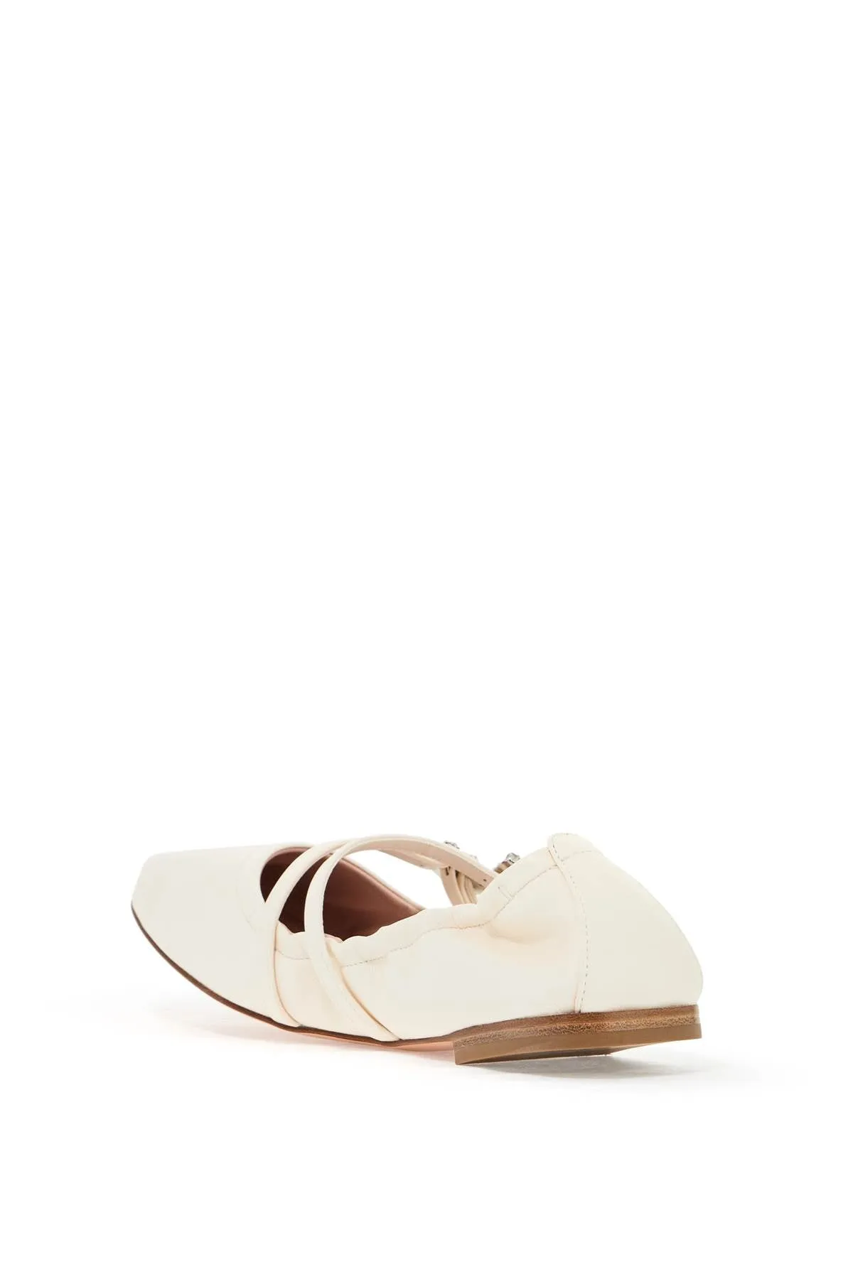 "nappa ballet flats with strass buck RVW7433907091T CIRE'