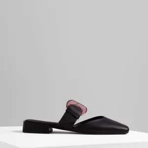 Rebecca Flats in Nero