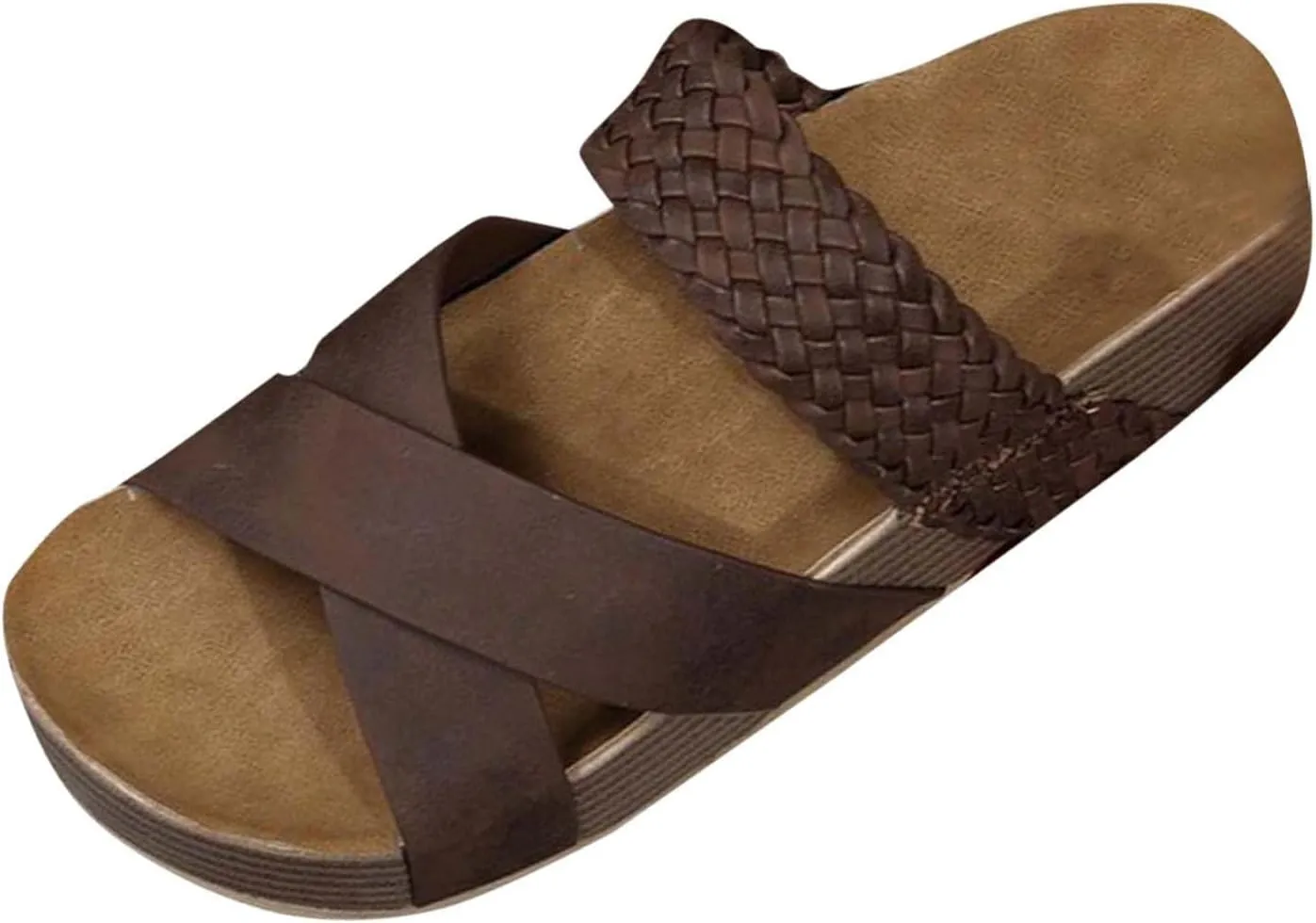 Sandals Women Wedge Shoes Summer Dressy Flip Flops Comfortable Orthopedic Platform Non Slip Sandals Fashion Flower Decor Walking Shoes for Summer And Daily Wear