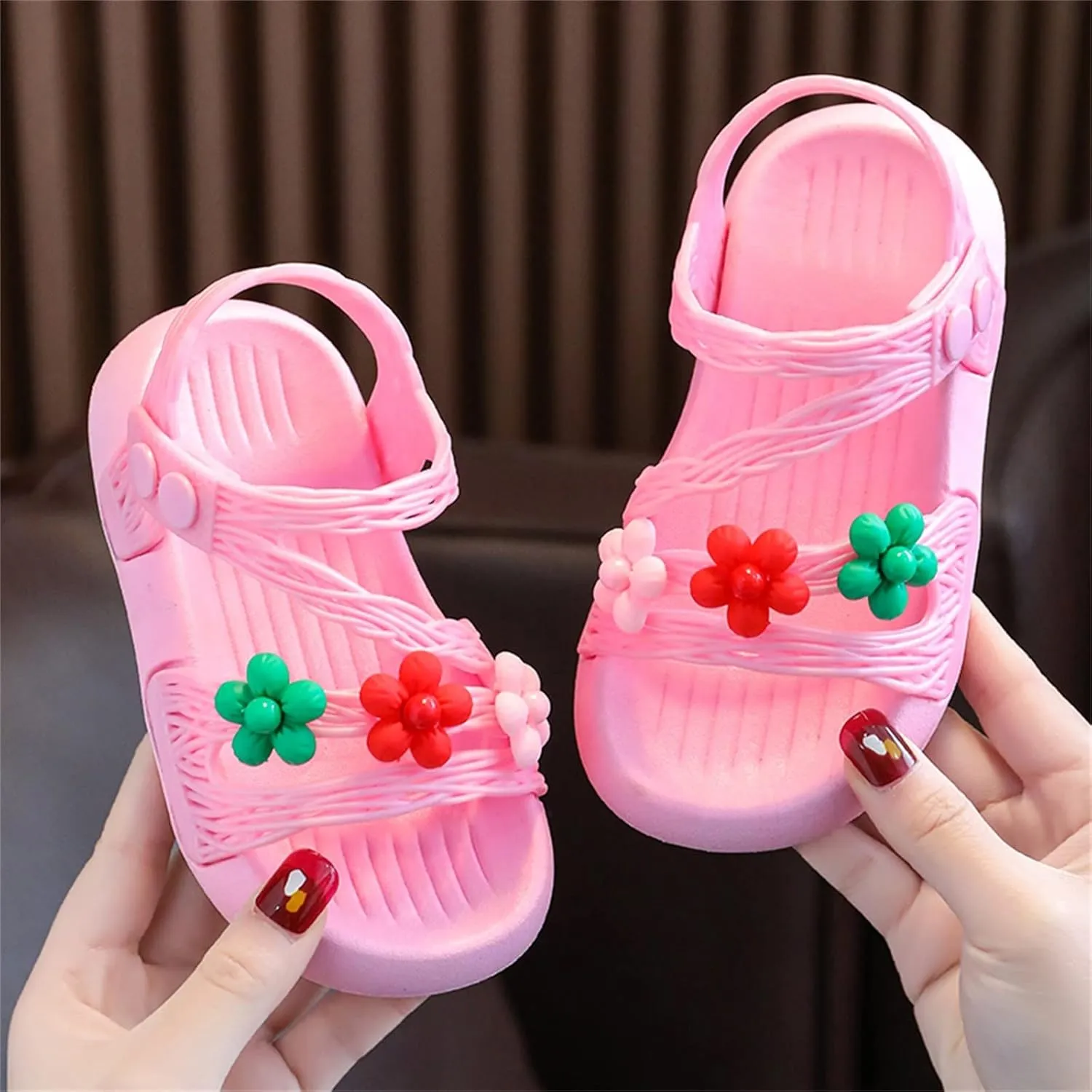 Shoes for 1 Year Old Girl Sole Soft Comfortable Fashion Princess Shoes Large Medium and Small Children Girls Water Shoe