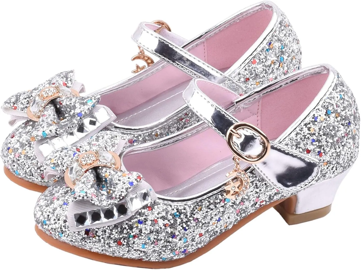 Shoes for Kids Princess Baby Kids Crystal Infant Bling Bowknot Single Sandals Pearl Shoes Girls Baby Shoes Gifts