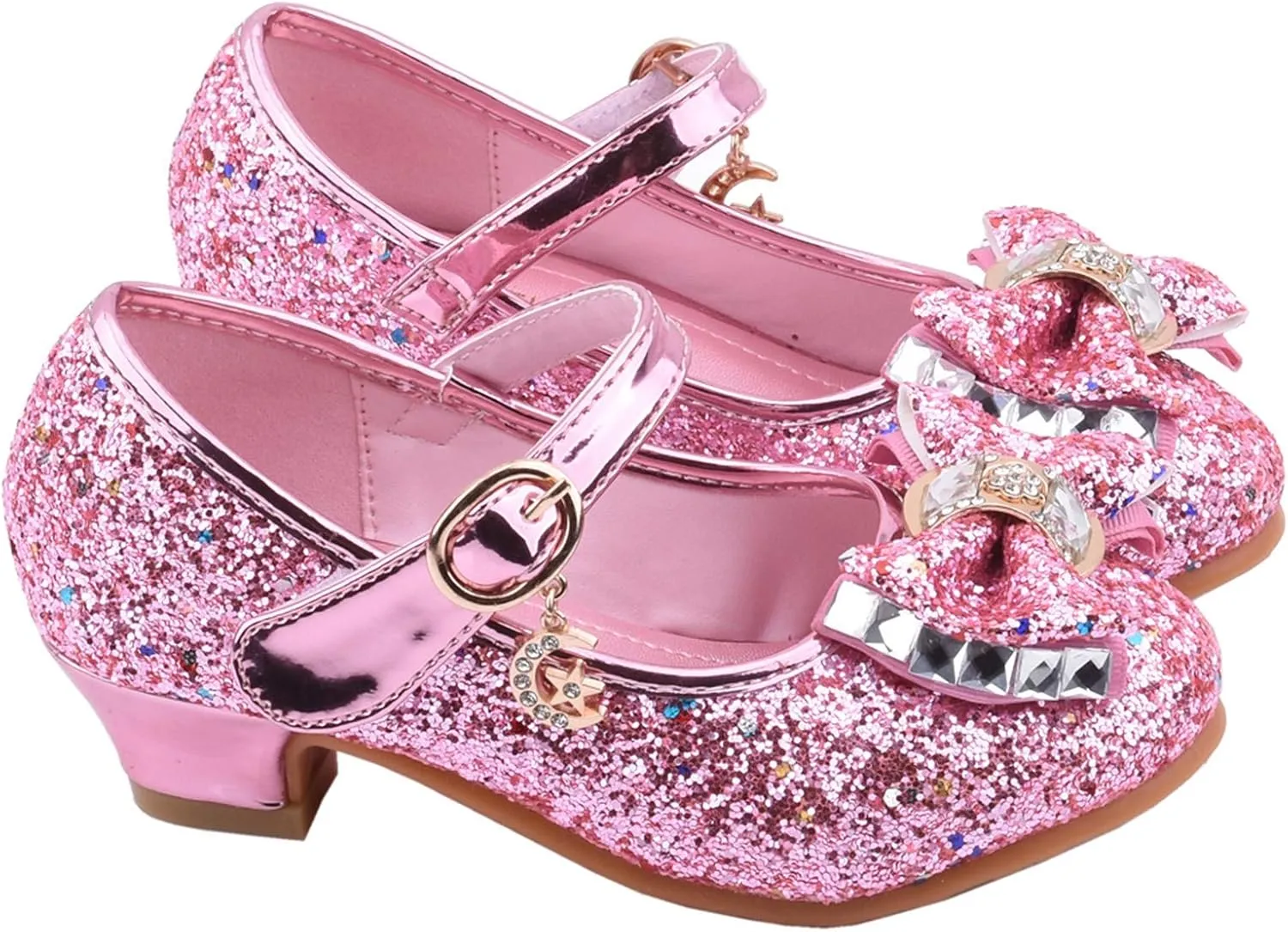 Shoes for Kids Princess Baby Kids Crystal Infant Bling Bowknot Single Sandals Pearl Shoes Girls Baby Shoes Gifts
