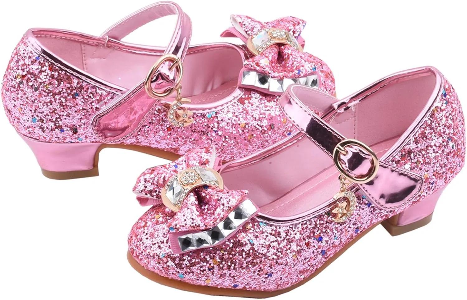Shoes for Kids Princess Baby Kids Crystal Infant Bling Bowknot Single Sandals Pearl Shoes Girls Baby Shoes Gifts