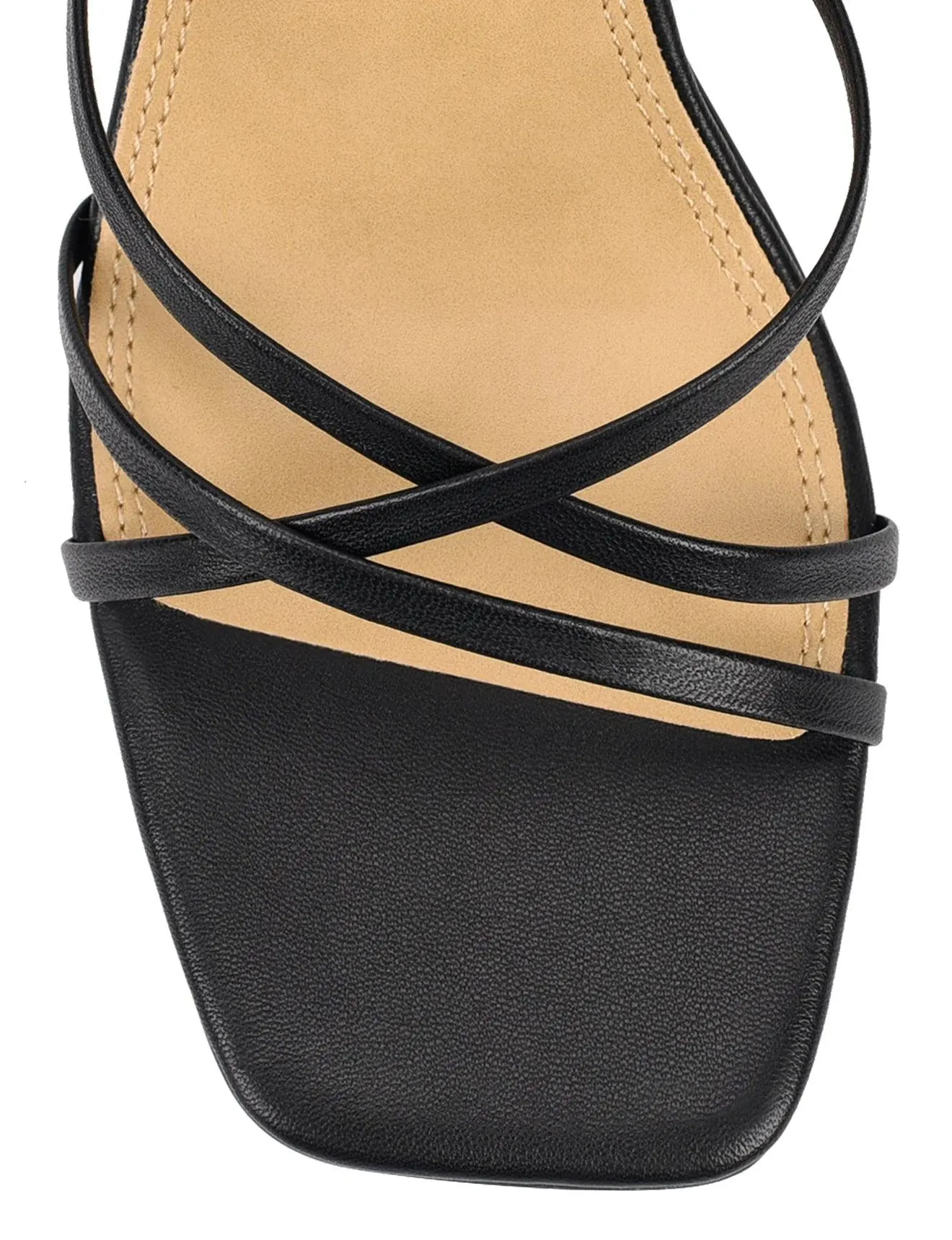 SIREN STRAUS BLOCK HEEL SANDALS