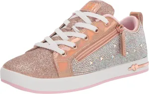 Skechers Baby-Girl's Street Shoutouts-Deluxe Shine Sneaker