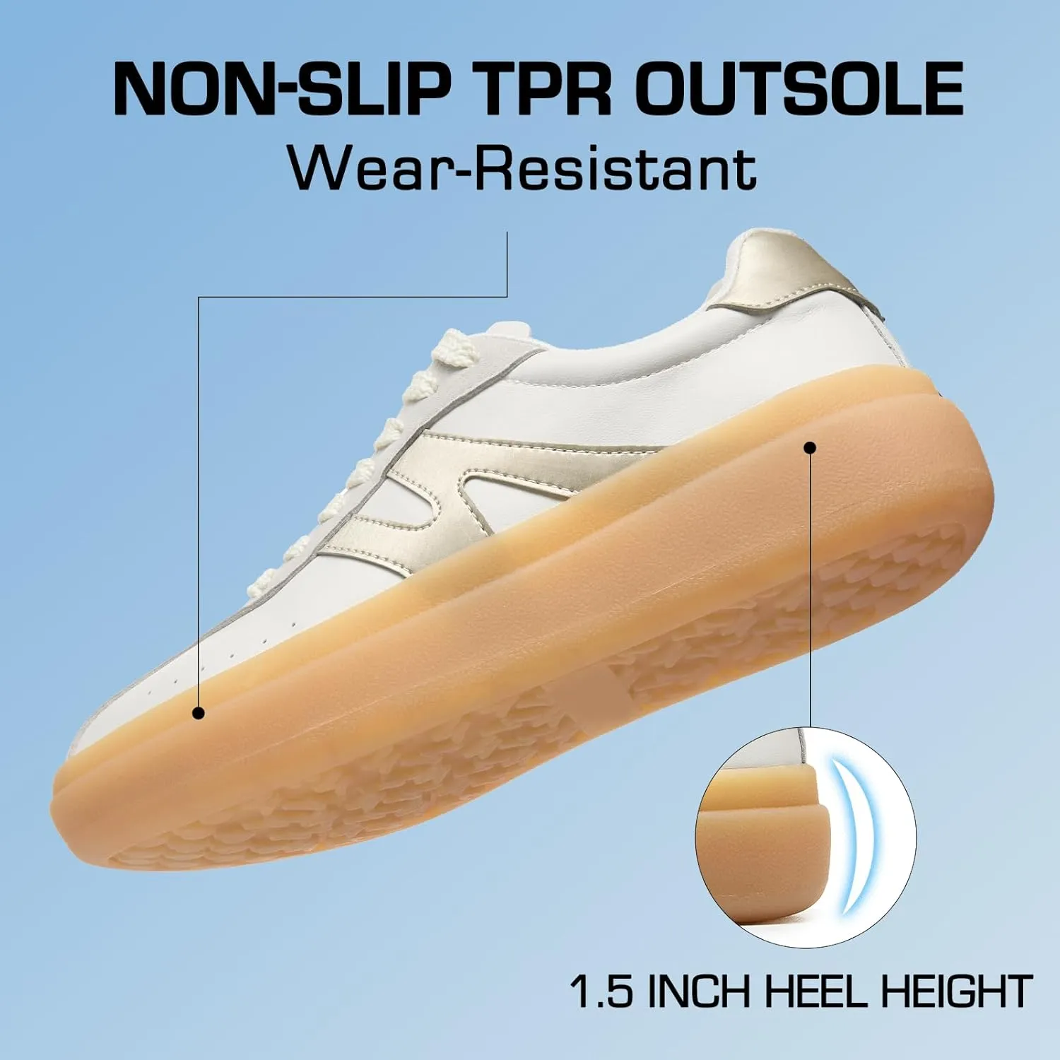 somiliss Sneakers for Women Genuine Leather Suede Upper Non-Slip TPR Outsole Tennis Walking Shoes for Women Fashion Sneakers