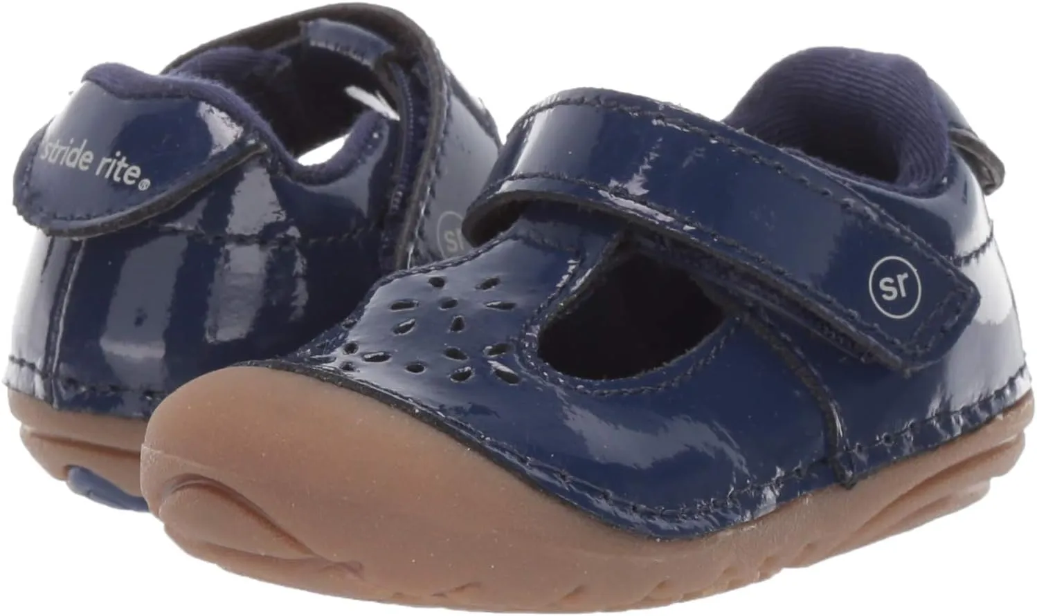 Stride Rite Baby-Girl's Soft Motion Amalie Mary Jane Flat