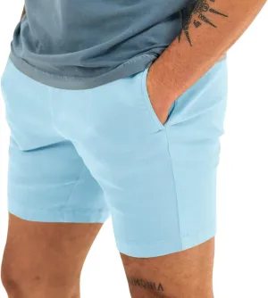 Summer Cotton Linen Shorts for Men Drawstring Breathable Sports Shorts Slim Fit Stretch Pants Quick Dry Thin Pants