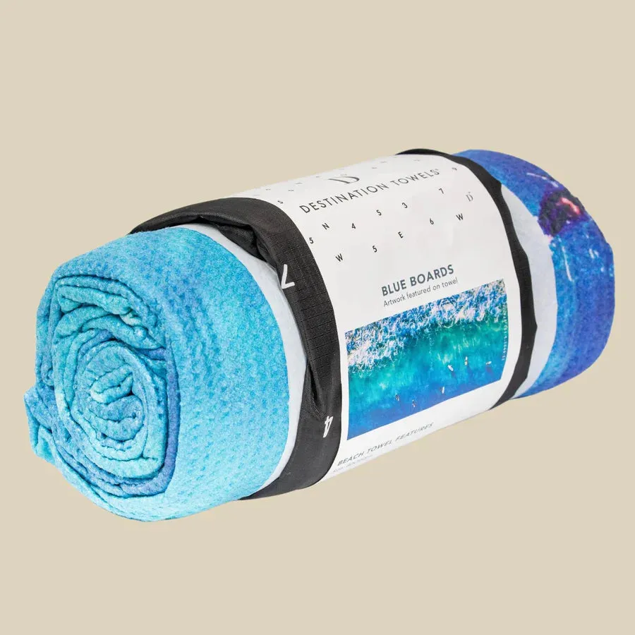 Surfers Waves Destination Towels