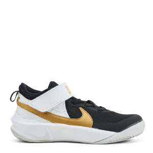 Team Hustle D 10 Little Kids' Shoes BLACK/METALLIC GOLD-WHITE-PHOTON DUST