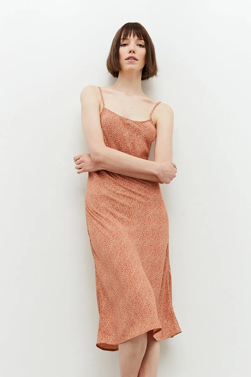 The Ditsy Leopard Slip Dress