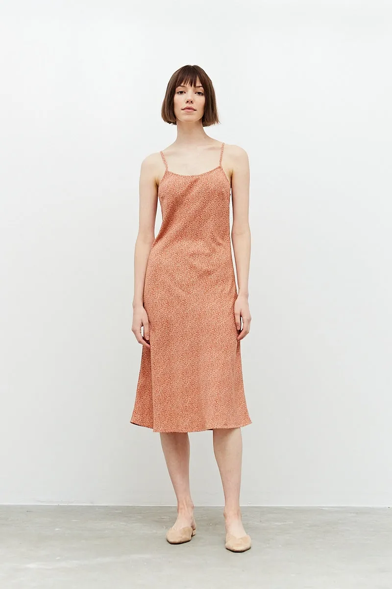 The Ditsy Leopard Slip Dress