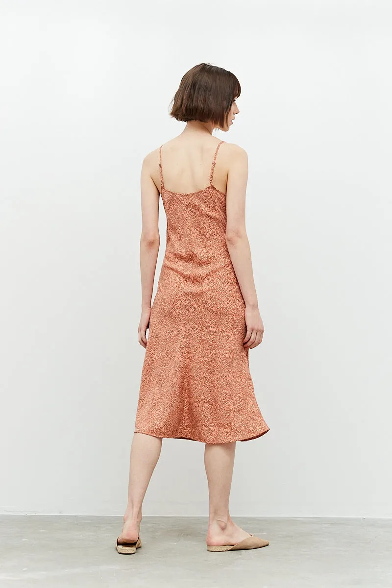 The Ditsy Leopard Slip Dress