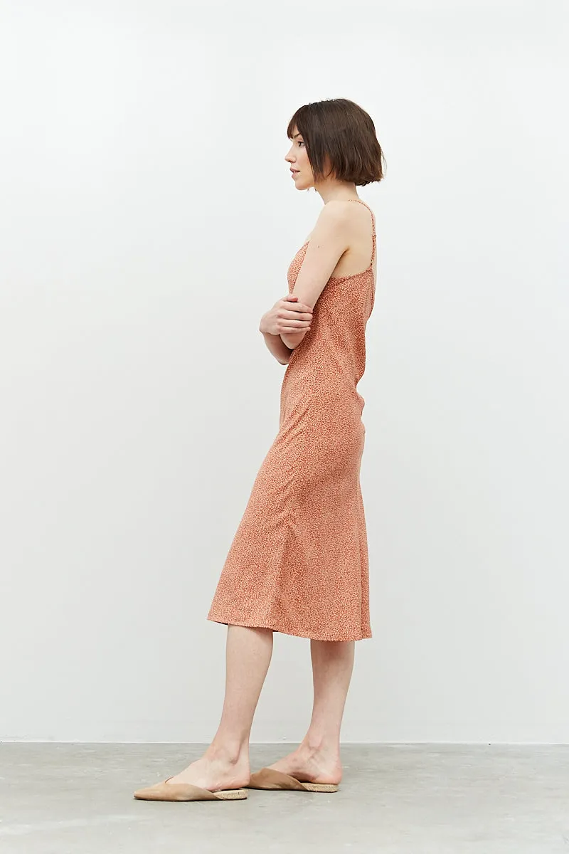 The Ditsy Leopard Slip Dress