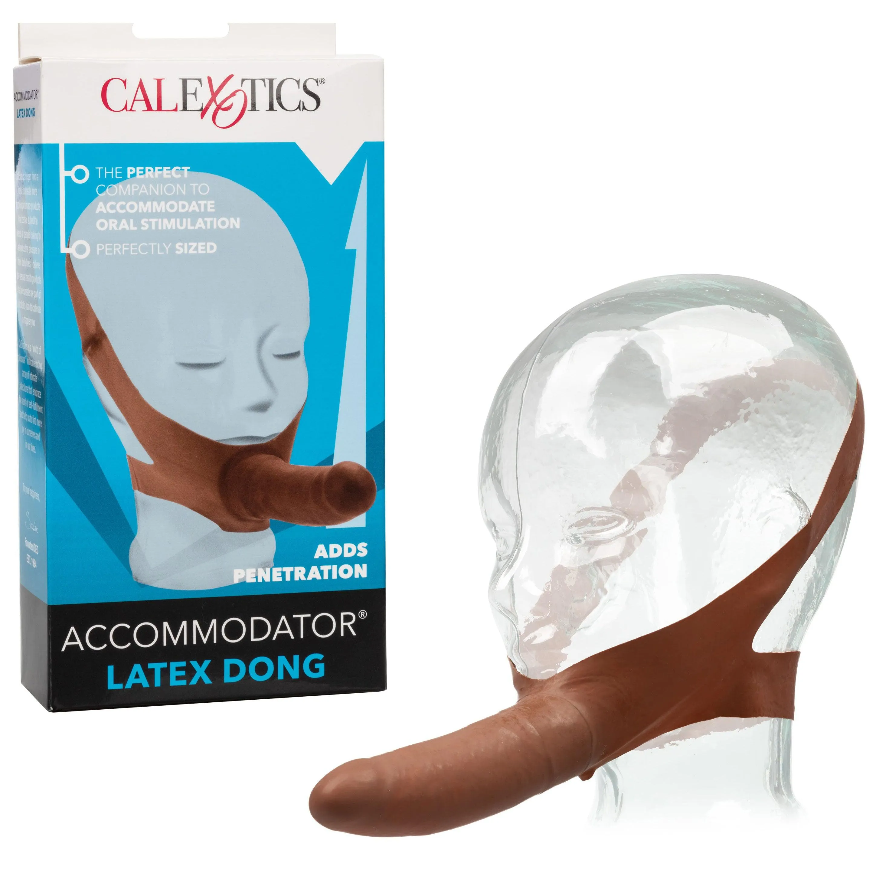 The "Original" Accommodator Latex Dong - Brown