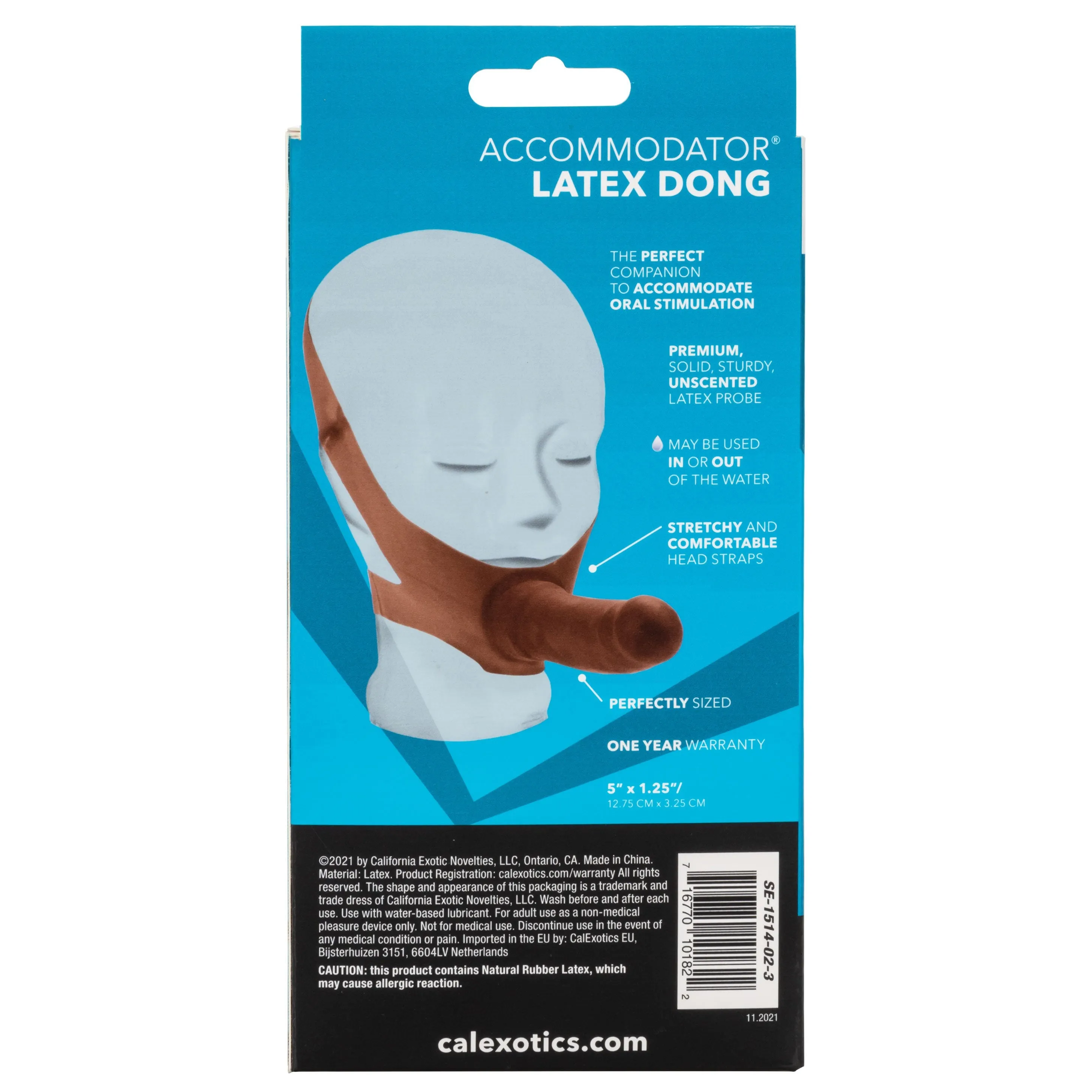 The "Original" Accommodator Latex Dong - Brown