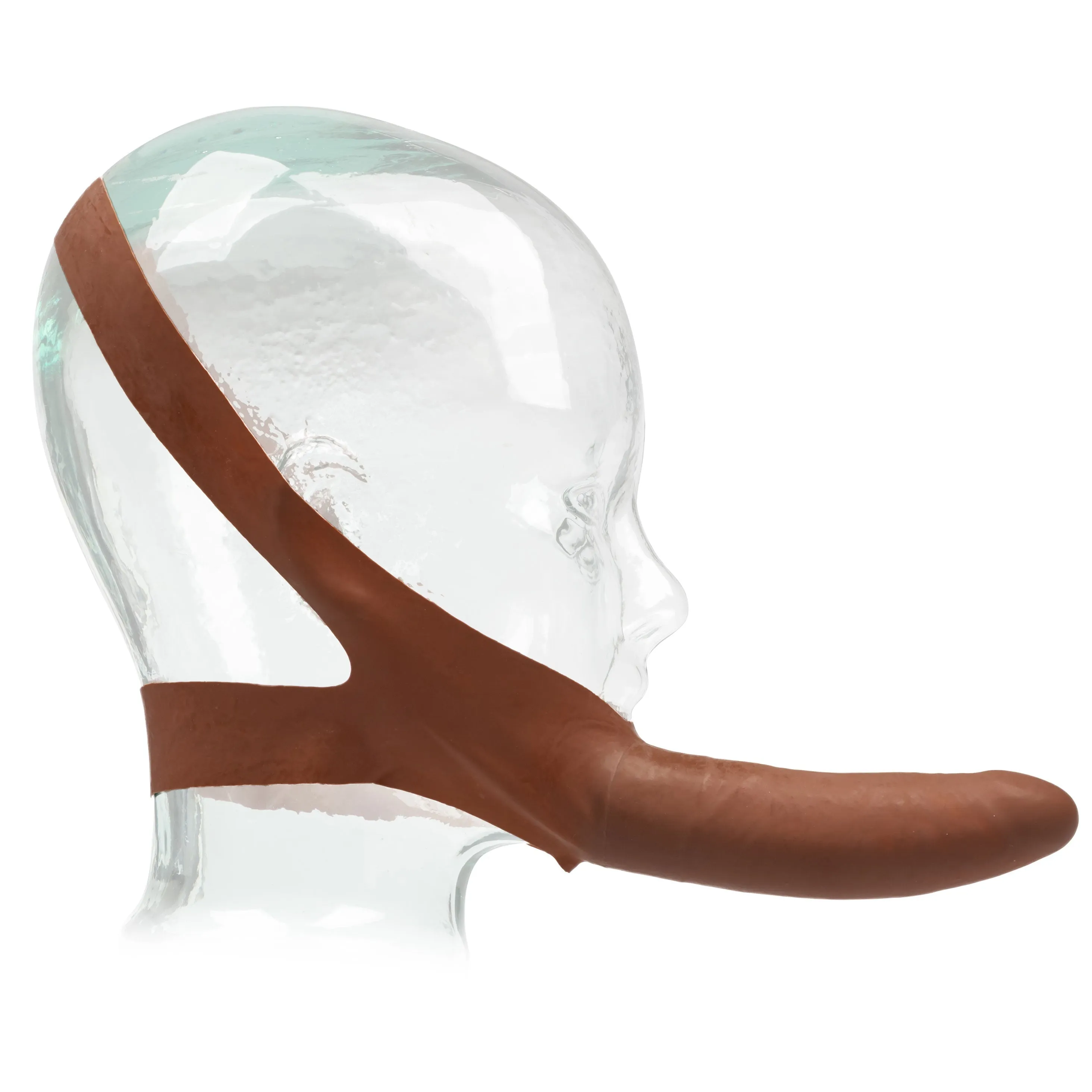 The "Original" Accommodator Latex Dong - Brown