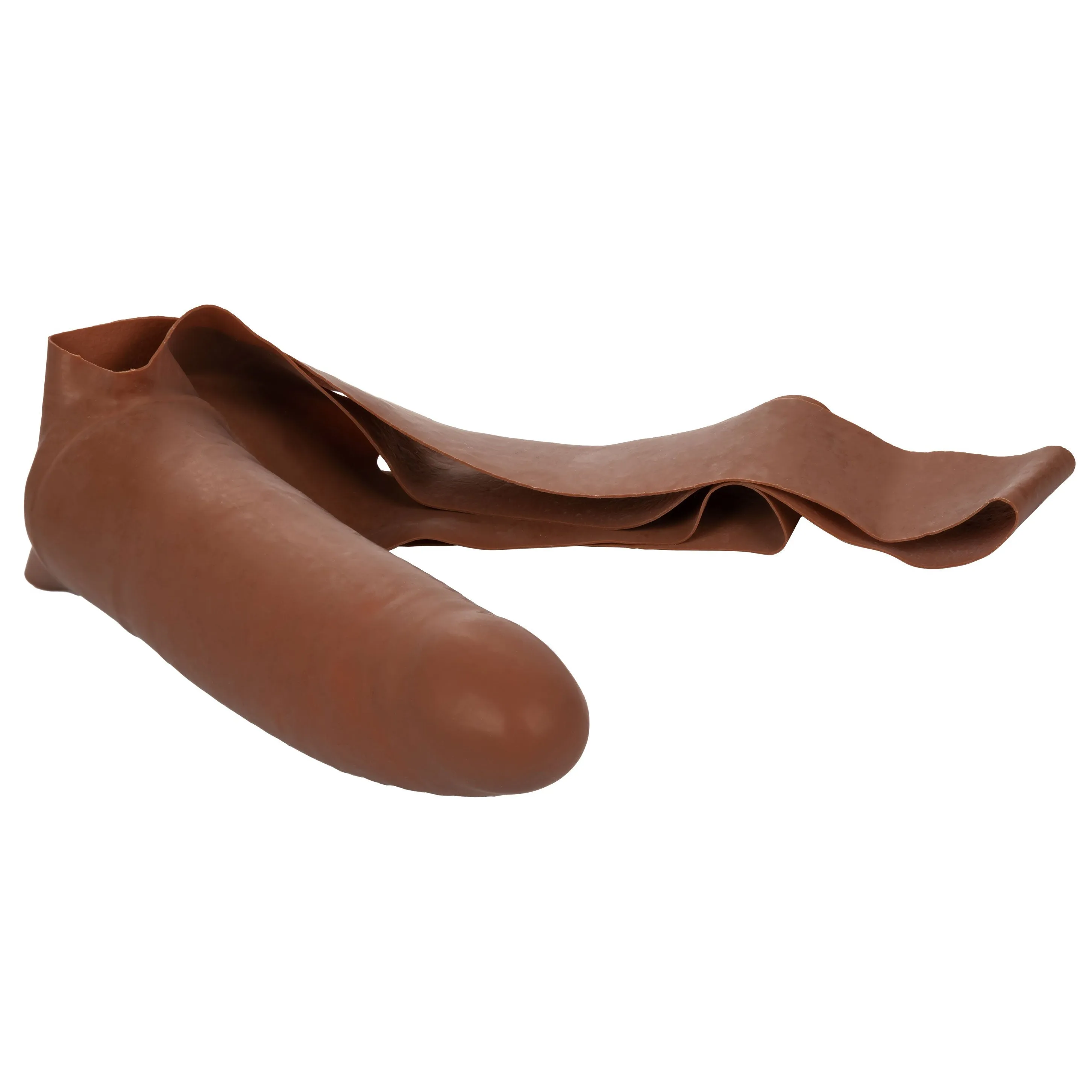 The "Original" Accommodator Latex Dong - Brown