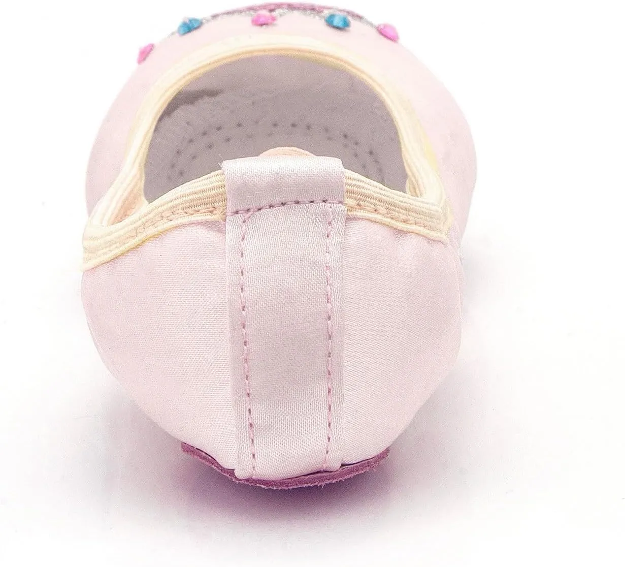 Toddler Ballet Shoes for Girls Star Satin Ballet Slippers for Kids Toddler Dance Shoes Soft Leather Ballet Slippers