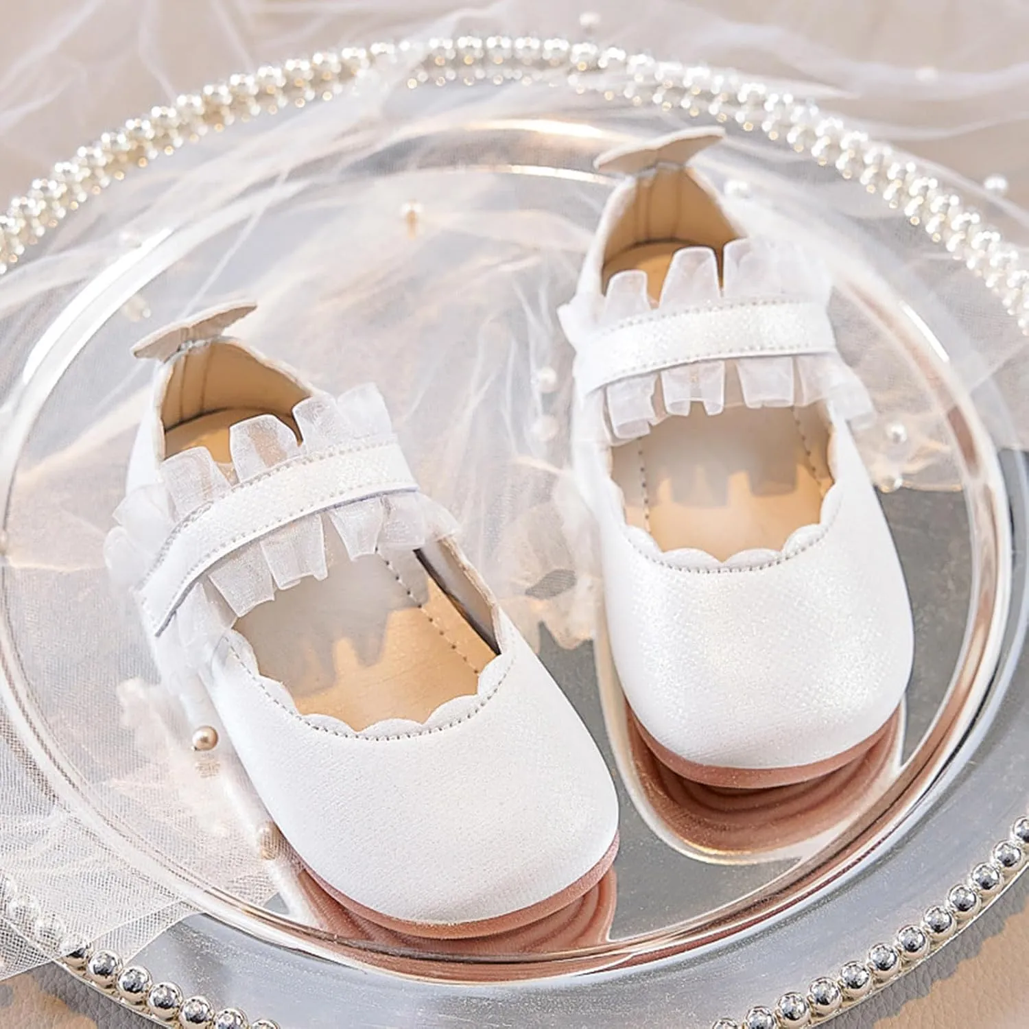 Toddler Big Kid Girls Wedding Sandals Girls Foot Covered Sandals Comfortable Soft And Fashionable Princess Girl Wedding Party for Toddler Big Kid