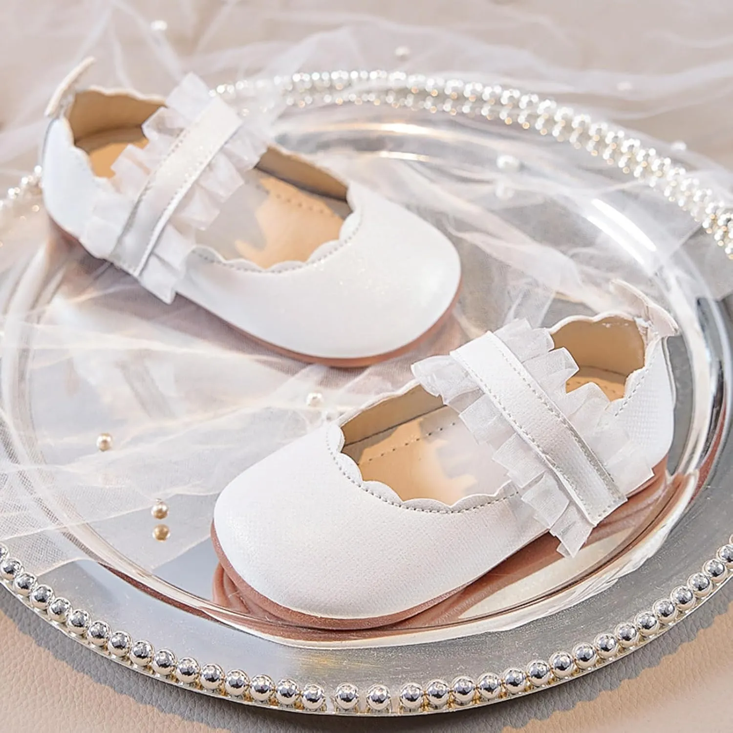 Toddler Big Kid Girls Wedding Sandals Girls Foot Covered Sandals Comfortable Soft And Fashionable Princess Girl Wedding Party for Toddler Big Kid