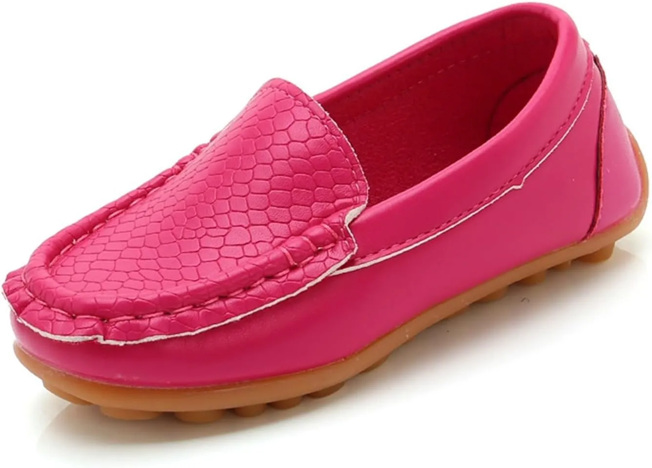 Toddler Boys Girls Loafers Soft Slip On Oxford Dress Flats Kids Casual Boat Shoes School Uniform Moccasin Walking