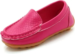 Toddler Boys Girls Loafers Soft Slip On Oxford Dress Flats Kids Casual Boat Shoes School Uniform Moccasin Walking