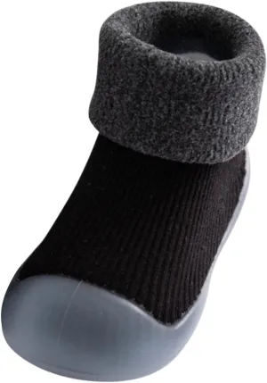 Toddler Boys Slippers Size 5 Kids Toddler Baby Boys Girls Solid Warm Knit Soft Sole Boy Slippers Size 3 Youth