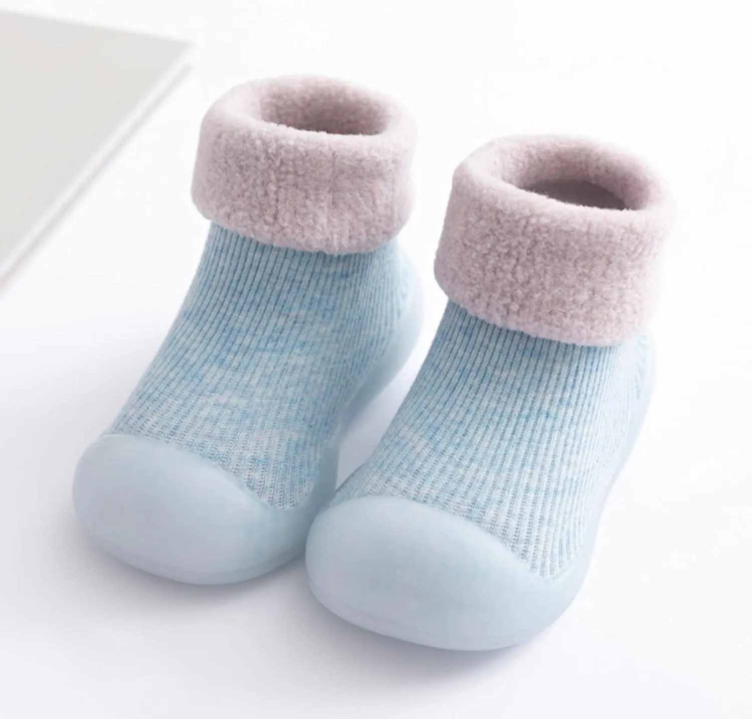 Toddler Boys Slippers Size 5 Kids Toddler Baby Boys Girls Solid Warm Knit Soft Sole Boy Slippers Size 3 Youth