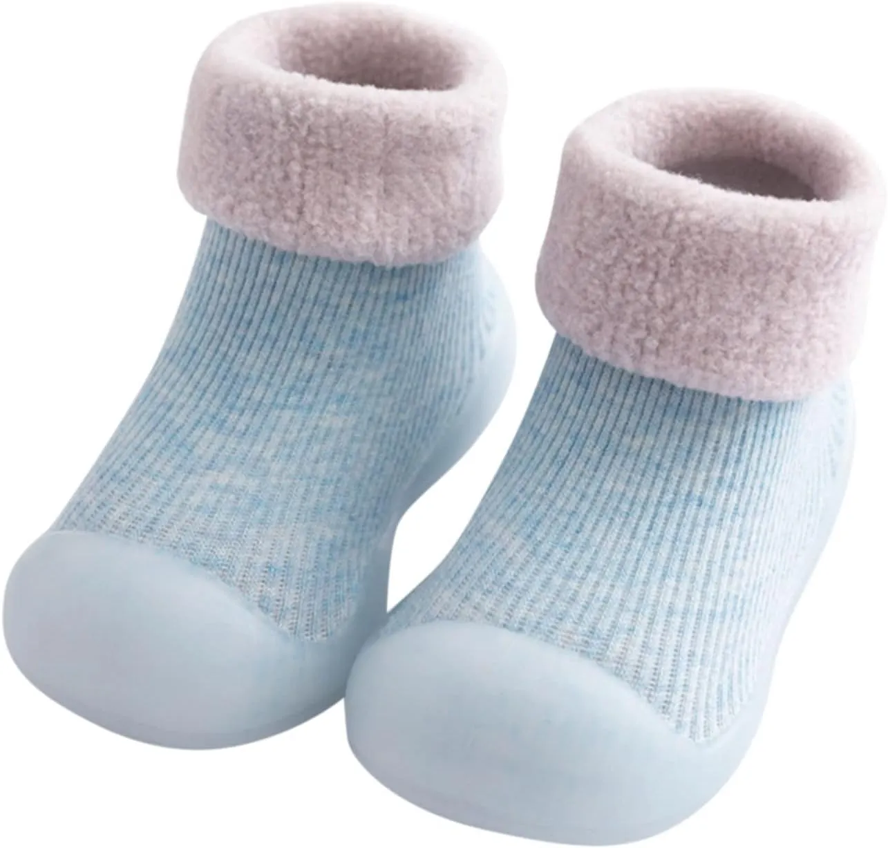 Toddler Boys Slippers Size 5 Kids Toddler Baby Boys Girls Solid Warm Knit Soft Sole Boy Slippers Size 3 Youth