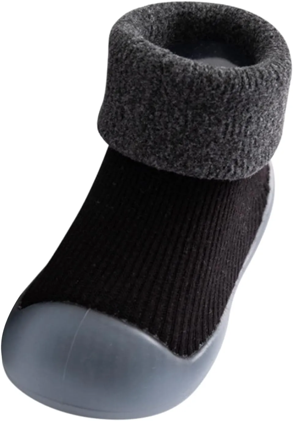 Toddler Boys Slippers Size 5 Kids Toddler Baby Boys Girls Solid Warm Knit Soft Sole Boy Slippers Size 3 Youth