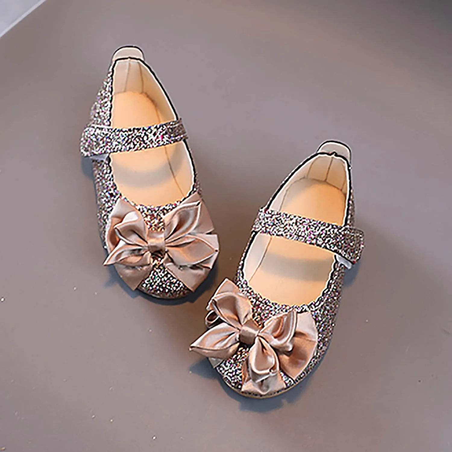 Toddler Girl Shoes Kids Shoes Single Bowknot Dancing Shoes Bling Infant Girls Baby Shoes Sandals Princess White Shoes