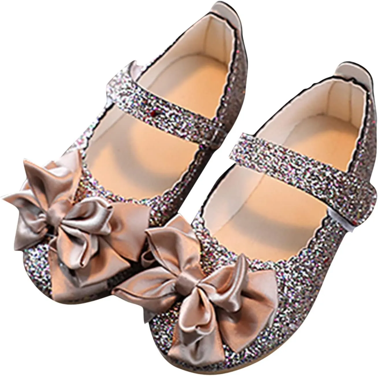 Toddler Girl Shoes Kids Shoes Single Bowknot Dancing Shoes Bling Infant Girls Baby Shoes Sandals Princess White Shoes