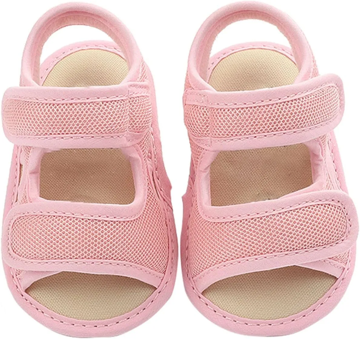 Toddler Infant Mesh Prewalker Sandals Open Toe Lightweight Breathable First Walking Shoes for Baby Girls Boys